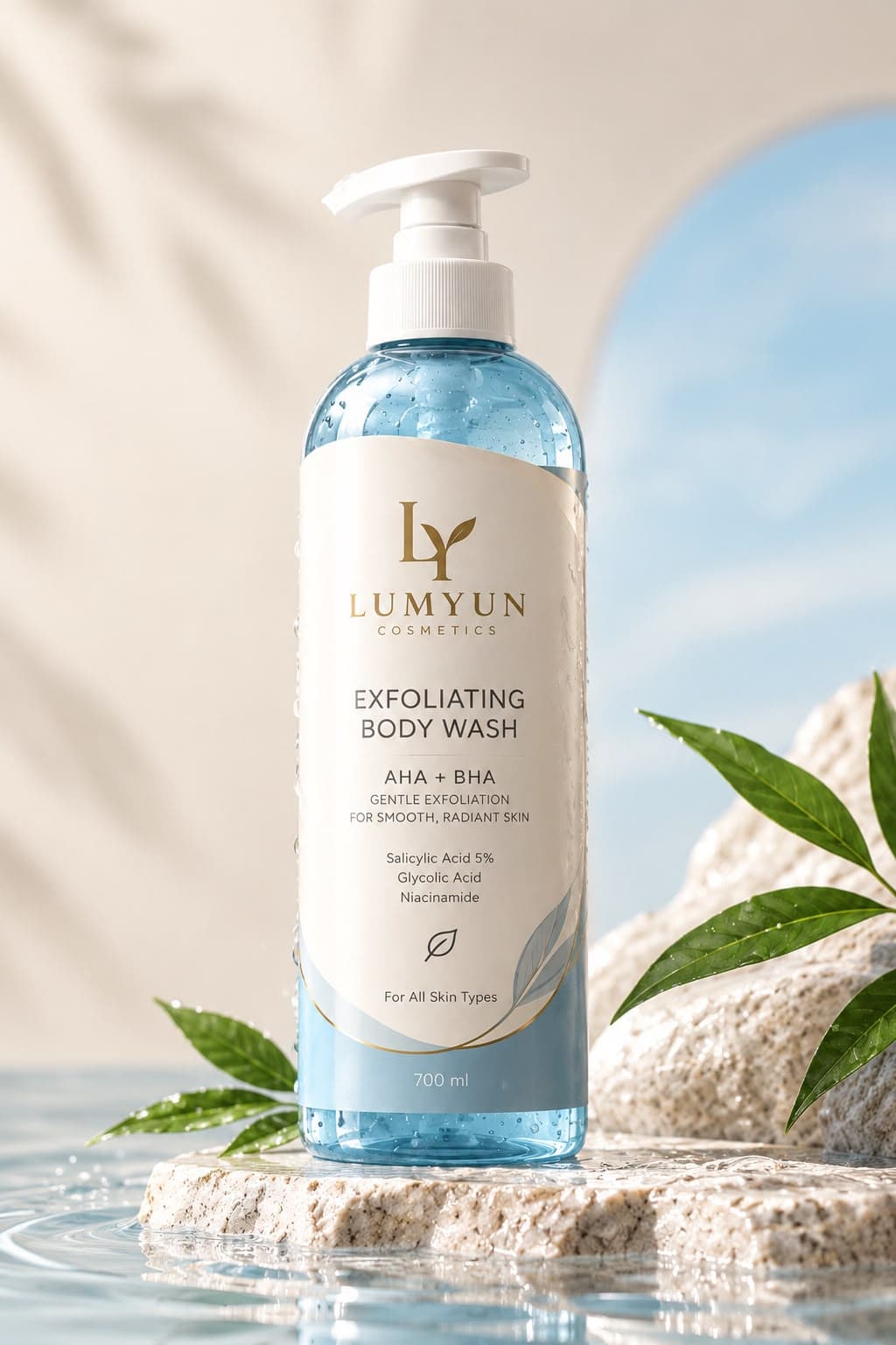 LUMYUN AHA + BHA Exfoliating Body Wash